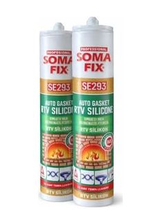 Diğer 57858324453952799283959 Se293 Kırmızı Rtv Silikon 280 Gr Yüksek Dayanıklı, Conta Ve Sızdırmazlık Silikonu Açık Gri