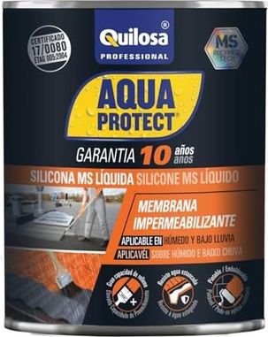 Diğer 57858324453958399283959 Quilosa Aquaprotect 1 Kg Beyaz Likit Ms Silicon Su Yalıtımı Ve Onarım Malzemesi Açık Gri