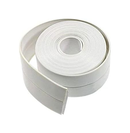 Diğer 57858324454003899283959 3.2 M Banyo Mutfak Lananabo Beyaz Su Sızdırmaz Bant Su Geçirmez Kenar Bandı Sızdırmazlık Tamir,, Tek Ebat Açık Gri