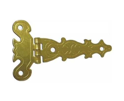 Diğer 57858324454070299283959 Kelebek Menteşe Metal Tek Kuyruk Sarı 2 Adet Ahşap