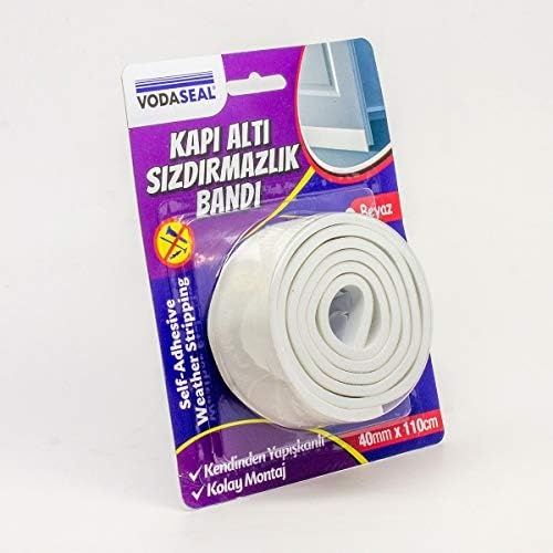 Diğer 57858324454081299283959 Kapı Altı Sızdırmazlık Bandı 40Mmx110Cm, Beyaz 0