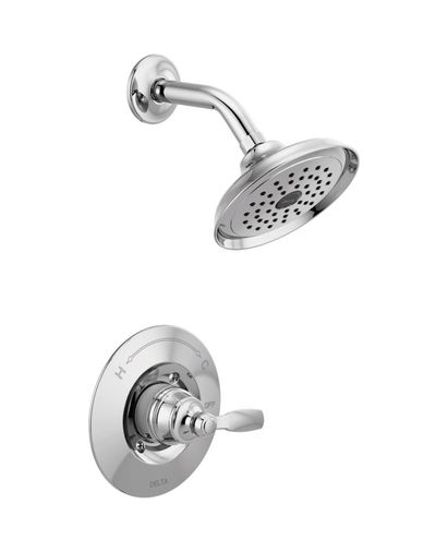Diğer 57858324454094999283959 Woodhurst 14 Serisi Tek Kollu Duş Kiti, Tek Sprey Dokunma Temiz Duş Başlığı İle Duş Bataryası, Krom T14232 Valf Dahil Değildir Açık Mavi