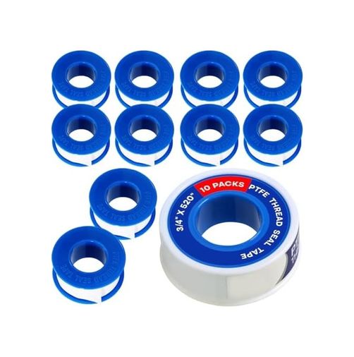 Diğer 57858324454096999283959 Giant Tesisatçılar İçin I35-10 Ptfe İplik Sızdırmazlık Bandı, Beyaz 3/4 İnç X 520 İnç 10 Rulolu Paket , 10 Adet Açık Gri