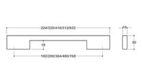 Diğer 57858324454100999283959 7327 Modern Kulp Siyah Renk 480 Mm A.ağaç