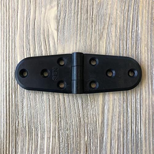 Diğer 57858324454112299283959 Plastik Oval Menteşe 11Cm 2 Adet Siyah Ahşap