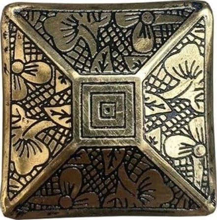Diğer 57858324454142799283959 Çap 38Mm X 38Mm Sarı Düğme Kulp/doğal Taş A.ağaç