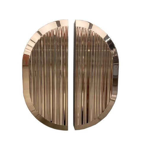 Diğer 57858324454160499283959 512 Mm Rose Rengi /çizgili Kulp Tek Adet Yarım A.ağaç