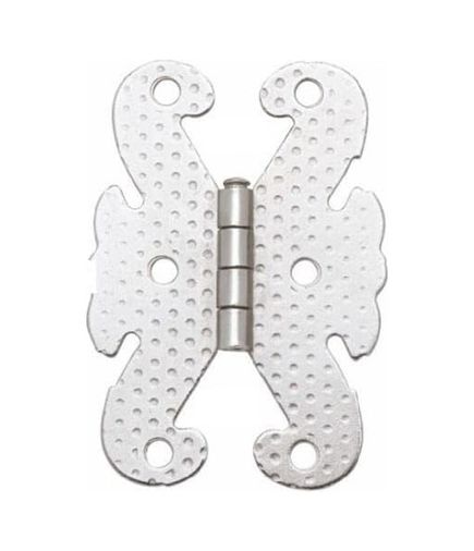Diğer 57858324454170599283959 Kelebek Menteşe Metal 40 65Mm Nikel 2 Adet Ahşap