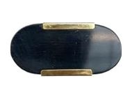 Diğer 57858324454192399283959 Çap 25Mm X 53Mm Siyah/parlak Sarı Düğme Kulp/doğal Taş A.ağaç