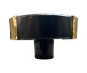 Diğer 57858324454200599283959 Çap 38Mm Siyah/mat Sarı Düğme Kulp/doğal Taş A.ağaç