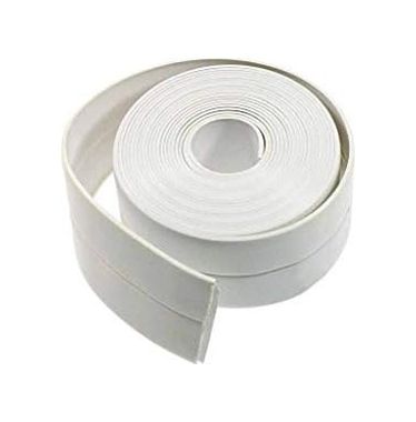 Diğer 57858324454247199283959 Su Sızdırmaz Banyo Mutfak Kenar Lavabo Bandı 3.2 Metre, Beyaz Açık Gri