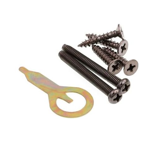 Diğer 57858324454250099283959 Mp65044 Gizlilik Topuzu, 2-3/8 İnç Ve 2-3/4 İnç Arka Sete Uyar, Lale, Antik Pirinç, 1 Set A.ağaç