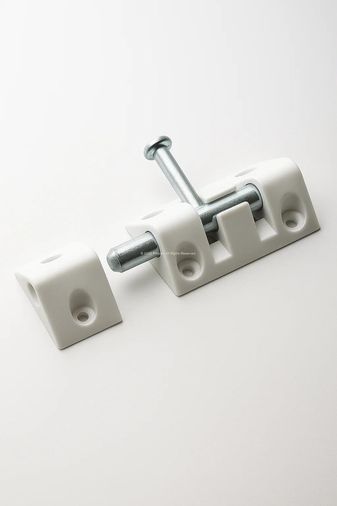 Diğer 57858324454318899283959 Plastik Sürgülü Kilit, Ahşap, Metal, Alüminyum Uyumlu, Kapı, Pencere, Dolap İçin, Dayanıklı, Sürgü Mandalı, Kayar Kilit Mekanizması 7 Cm, 2 Adet 0