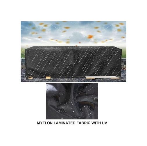 Diğer 57858324454374199283959 Bahçe Mobilyası Su Geçirmez Rüzgar Geçirmez Uv Dayanıklı Koruma Örtüsü, Masa Brandası, Siyah 125X90X80 Acı Kahverengi