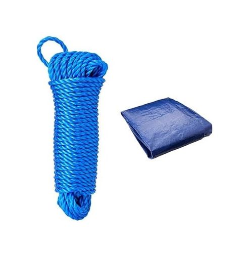 Diğer 57858324454379599283959 44262 Pe Halat, 15 M X 6 Mm, 80229 5,4 M X 3,6 M Tente Acı Kahverengi
