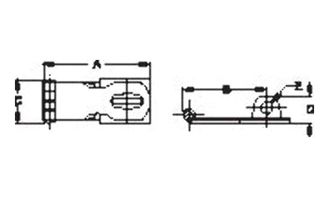 Diğer 57858324454389899283959 Sea-Dog 221130-1 - 2-11/16" U X 1-1/16" W Paslanmaz Çelik Döner Hasp, Gümüş Ahşap