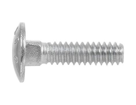 Diğer 57858324454418499283959 Carriage Bolt, Steel, 5/16-18 X 2-In., 100-Pk. -240090 Açık Bej