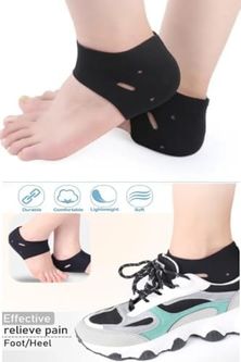 Diğer 57858324454593499283959 Plantar Fasiit Topuk Çorabı Ayak Bileği Ark Desteği Ortez Sporcu Çorabı Topuk Çatlak Çorabı Koruyucu Açık Bej