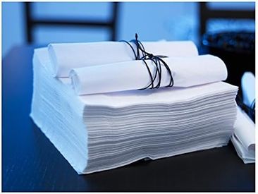 Diğer 57858324454802399283959 500.357.52 Fantastısk Kağıt Peçete Beyaz 40 Cm X 40 Cm Üç Katlı 100 Adet -