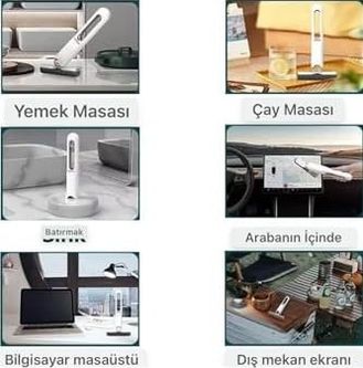Diğer 57858324510199283959 1 Adet Mini Mop Ve 2Adet Yedek Sünger, Açık Gri