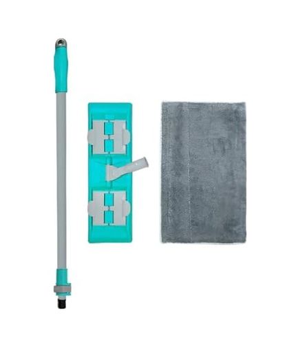 Diğer 57858324596599283959 Magıc Mop + 3 Yedek Mop Paspas Mandallı Yüzey Temizlik Havlusu Bezi Uyumlu Açık Gri