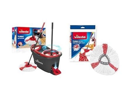 Diğer 57858324660299283959 Turbo Paspas Komple Set, Teleskopik Saplı Yer Sileceği, Güçlü Lifli Mikrofiber Paspas Başlığı Ve Güçlü Sapanlı Kova, Hızlı Ve Güçlü, Sap Uzunluğu 125 Cm+ Turbo 2In1 Yedek Paspas Açık Gri