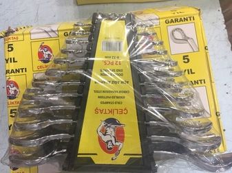 Diğer 7187854 Açıkağız Anahtar Takımı 12 Parça Cr-V Çeliği Parlak Tam Takım6-32 N11.11278