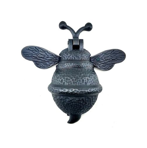 Diğer 76831870 Antika Tarz Dekoratif Pirinç Arı Kapı Tokmağı, Taktak - Büyük, 163X150Mm, Oksit