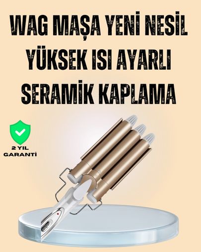 Diğer 96237026 Ayarlanabilir Isı Ayarıyla Profesyonel Bukle Maşası Hızlı Ve Nazik Şekillendirme Çok Renkli