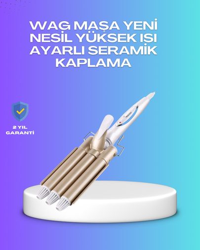 Diğer 96237034 Hızlı Isınan Şarjlı Saç Kıvırıcı Maşa Çok Renkli