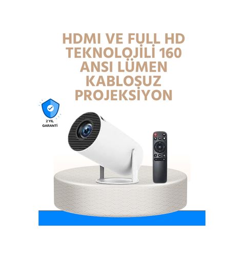 Diğer 96251466 Kablosuz Ve Kablolu Bağlantı Seçenekli Ev Tipi Projeksiyon