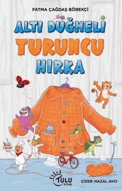 Diğer Altı Düğmeli Turuncu Hırka - Huvj-730811
