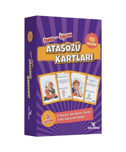 Diğer Atasözü Kartları Oyna-Öğren - Huvj-759690