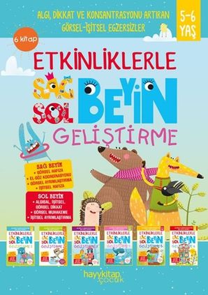Diğer Etkinliklerle Sağ Beyin Sol Beyin Geliştirme 5-6 Yaş 6 Takım - Huvj-760946