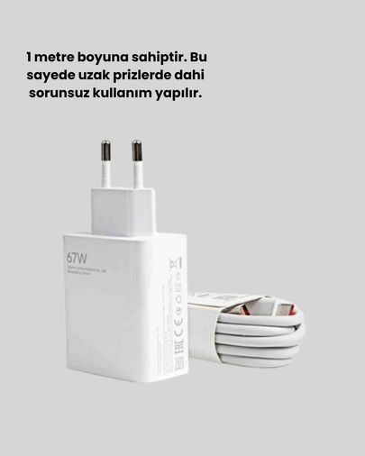 Diğer MEYTDUCZZZ67WŞARJALETİİ-11-BLMY Mey İthalat 67 Watt Güçlü Şarj Aleti Samsung S23 Ultra S24 Uyumlu