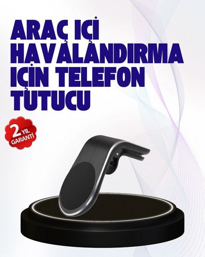 Diğer MEYTDUCZZZARACTUTUCUMİNİ-1-BLMY Mey İthalat Güçlü Mıknatıslı Araç İçi Telefon Tutucu Evrensel Uyum