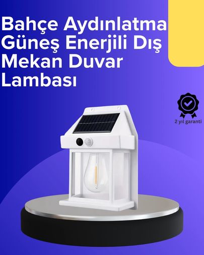 Diğer MEYTDUCZZZBK888-BLMY Mey İthalat Güneş Enerjili Hareket Sensörlü Duvar Lambası