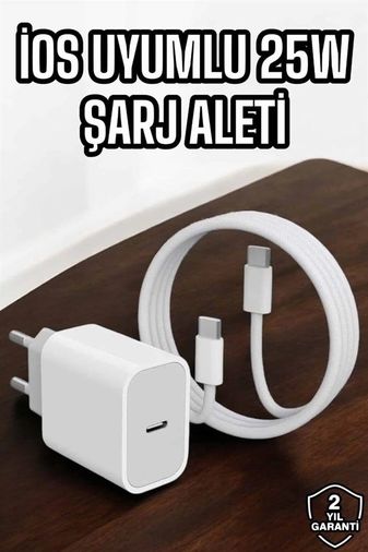 Diğer MEYTDUUCZ25WİPHONEŞARJ1-BLMY Mey İthalat Şarj Aleti İos 15/15 Pro Max Uyumlu Şarj Adaptörü Ve Kablosu