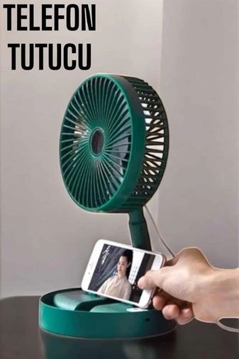 Diğer MEYTDUUCZKATLANABİLİRVANTİLATÖR2-BLMY Mey İthalat Mini Fan Soğutucu Telefon Tutucu Vantilatör