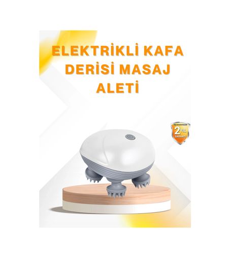 Diğer MEYTDUUCZZKK17KAFAMASAJALETİ-1-BLMY Mey İthalat Şarjlı Kafa Masaj Aleti 3 Hız Ayarlı Derin Masaj Çok Renkli