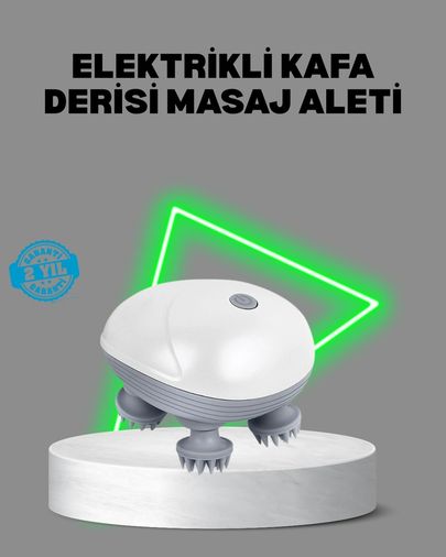 Diğer MEYTDUUCZZKK17KAFAMASAJALETİ-BLMY Mey İthalat Elektrikli Kafa Derisi Masaj Aleti Islak Ve Kuru Kullanım Çok Renkli