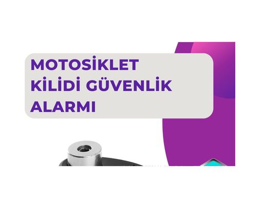 Diğer MEYTDXUCZMOTORKİLİT-6-BLMY Mey İthalat 110 Db Alarm Disk Kilidi Motosiklet Scooter Bisiklet Güvenlik