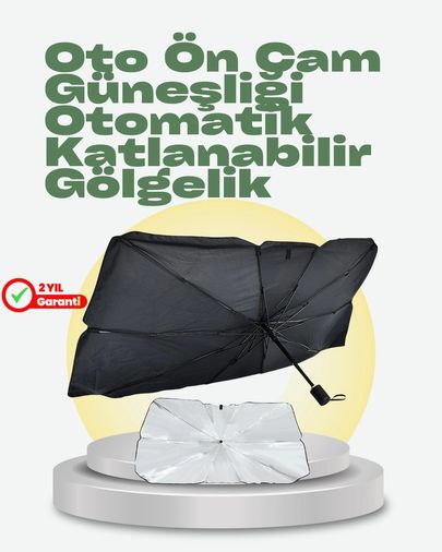 Diğer MEYTDXUCZOTOŞEMSİYEEEEEE-5-BLMY Mey İthalat Katlanabilir Oto Güneşlik Pratik, Dayanıklı, Uv Koruyucu Tasarım