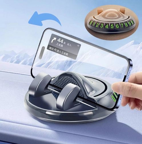 Diğer MEYXTCMICM-225-BLMY Mey İthalat 360 Dönebilen Yapışkanlı Numaratörlü Araç Telefon Tutucu