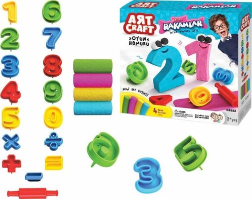 Diğer MEYXTF02.03552-BLMY Mey İthalat 03552 3D Rakamlar Hamur Set 200Gr