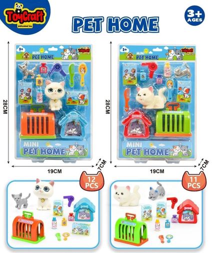 Diğer MEYXTTRU93512-BLMY Mey İthalat 832-214 Toycraft Pet Oyun Seti 64 -Tyc