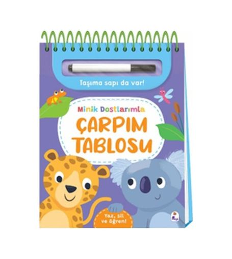 Diğer Minik Dostlarımla Çarpım Tablosu Yaz, Sil Ve Öğren - Huvj-759485