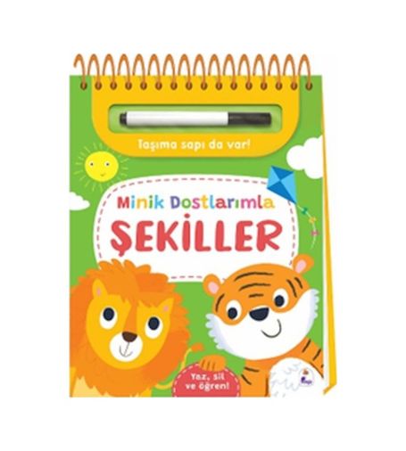 Diğer Minik Dostlarımla Şekiller Yaz, Sil Ve Öğren - Huvj-759486