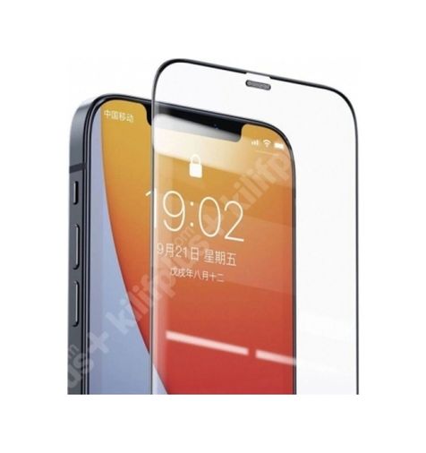 Diğer RT-RYL-BWKRY2005 Apple Uyumlu   Iphone 12 Pro Max 9D Tam Kaplayan Parmak Izi Bırakmayan Ekran Koruyucu Film