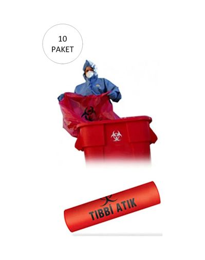 Diğer RT-RYL-HMR10973 Büyük Boy 65 X 80 Cm 300 Gr 10 Lu Rulo X 10 Paket 100 Adet Kırmızı-Siyah Baskılı
